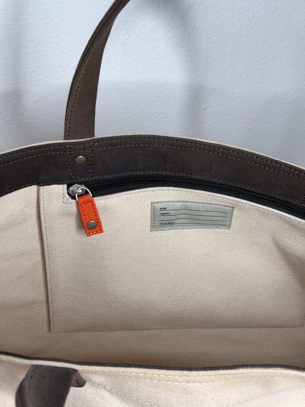 Kate Spade Jack Spade Industrial Canvas Coal Bag Travel weekender Tote Zip - Picture 7 of 16